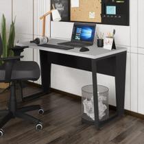 Escrivaninha Mesa De Escritório 120cm Multimóveis Cr25327 Cinza Preto Escrivaninha Mesa De Escritório 120cm Multimóveis Cr25327 Cinza Preto