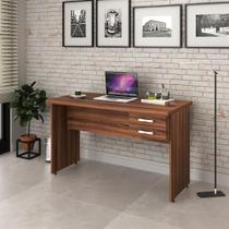 Escrivaninha Mesa De Escritório 1,20m Tampo 30mm C/02gavetas