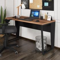 Escrivaninha Mesa De Escritório 135cm Multimóveis Cr25328 Sevilha Preto Escrivaninha Mesa De Escritório 135cm Multimóveis Cr25328 Sevilha Preto