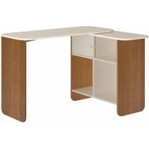 Escrivaninha Mesa de Escritório Artely Nomad Tampo Flexível 1 Porta