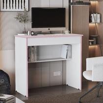 Escrivaninha Mesa de Estudo Computador com 1 Gaveta e Prateleira Quarto Escritório Notebook Office Escrivaninha Mesa de Estudo Computador com 1 Gaveta e Prateleira Quarto Escritório Notebook Office