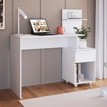 Escrivaninha Mesa Escritório 1 Gaveta Complemento