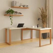 Escrivaninha Mesa Escritório 100% 157,5cm Industrial Freijo E Off White - Pradel Móveis