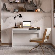 Escrivaninha Mesa Escritório 110cm 1 Gaveta 1 Nicho Rocklin