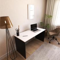 Escrivaninha Mesa Escritório 120CMX60CM 120cm Preto e Branca Escrivaninha Mesa Escritório 120CMX60CM 120cm Preto e Branca