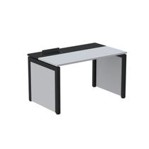 Escrivaninha Mesa Escritório 120x79,2 Pscpp120 120cm Industrial Cinza E Preto Escrivaninha Mesa Escritório 120x79,2 Pscpp120 120cm Industrial Cinza E Preto