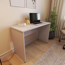 Escrivaninha Mesa Escritório 130cmx47cm 130cm Cinza Cristal