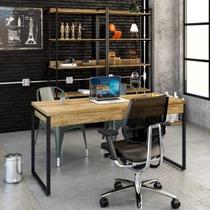 Escrivaninha Mesa Escritório 150cm 2 Gavetas Kuadra