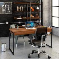 Escrivaninha Mesa Escritório 150cm 2 Gavetas Kuadra