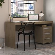 Escrivaninha Mesa Escritório 150cm com Gaveteiro 3 Gavetas com Rodízio