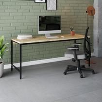 Escrivaninha Mesa Escritório 180cm Estilo Industrial Diretor Active Yescasa