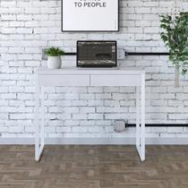 Escrivaninha Mesa Escritório 90Cm 2 Gavetas Kuadra