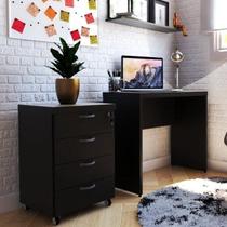 Escrivaninha Mesa Escritório 90cmx42cm 40mm com Caixa de Tomada