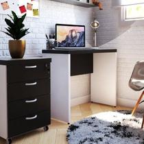 Escrivaninha Mesa Escritório 90cmx42cm 40mm com Caixa de Tomada