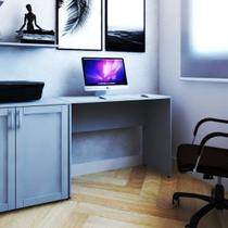 Escrivaninha Mesa Escritório 90CMX47CM 90cm Cinza Cristal Escrivaninha Mesa Escritório 90CMX47CM 90cm Cinza Cristal
