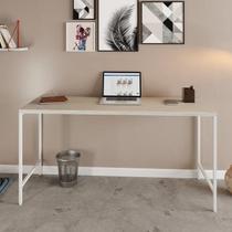Escrivaninha Mesa Escritório Active 150cm Industrial Yescasa Branco Escrivaninha Mesa Escritório Active 150cm Industrial Yescasa Branco