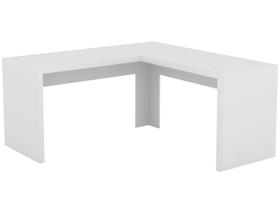 Escrivaninha Mesa Escritório Angular em L ME4116 157,3cm Branco