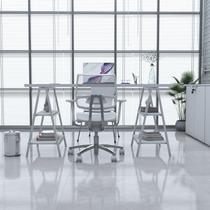 Escrivaninha Mesa Escritório Cavalete 150cm 4 Prateleiras Estilo Industrial Kuadra