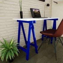 Escrivaninha Mesa Escritório Cavalete Pes Em Madeira Macica Pratica Escrivaninha Mesa Escritório Cavalete Pes Em Madeira Macica Pratica