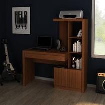 Escrivaninha Mesa Escritório com Estante 2 Portas 1 Gaveta Me4143 Escrivaninha Mesa Escritório com Estante 2 Portas 1 Gaveta Me4143