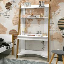 Escrivaninha Mesa Escritório com Estante Simba Retrô