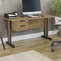 Escrivaninha Mesa Escritório com Versátil 2 Gavetas 123cm Itapuã Marrom Escrivaninha Mesa Escritório com Versátil 2 Gavetas 123cm Itapuã Marrom