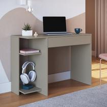 Escrivaninha Mesa Escritório Complemento 1 Gaveta 108cm Niquel