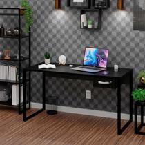 Escrivaninha Mesa Escritório Diretor com Gaveta Estilo Industrial 150m