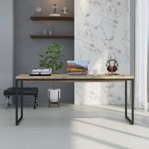 Escrivaninha Mesa Escritório Diretor Estilo Industrial 180cm Dynamica Yescasa
