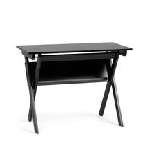 Escrivaninha Mesa Escritório Dobrável em e Artic 100cm MDF Preto