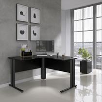 Escrivaninha Mesa Escritório em L Estação de Trabalho 1200 Maxxi