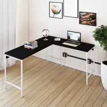 Escrivaninha Mesa Escritório em L Estilo Active 150cm Industrial Yescasa