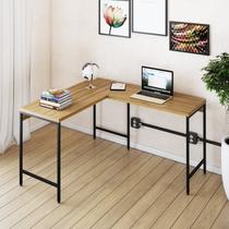 Escrivaninha Mesa Escritório em L Estilo Industrial 120x140cm Active Escrivaninha Mesa Escritório em L Estilo Industrial 120x140cm Active