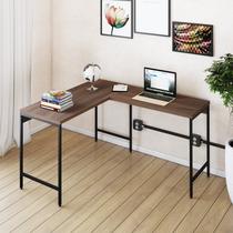 Escrivaninha Mesa Escritório em L Estilo Industrial 120x140cm Active Escrivaninha Mesa Escritório em L Estilo Industrial 120x140cm Active