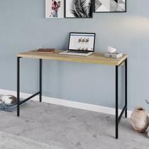 Escrivaninha Mesa Escritório Estilo Active 120cm Industrial Yescasa Lâmina Mel Marrom Escrivaninha Mesa Escritório Estilo Active 120cm Industrial Yescasa Lâmina Mel Marrom