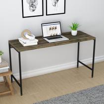Escrivaninha Mesa Escritório Estilo Active 135cm Industrial Yescasa Carvalho Dark