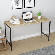 Escrivaninha Mesa Escritório Estilo Active 135cm Industrial Yescasa Carvalho
