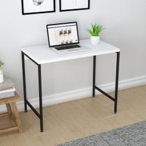 Escrivaninha Mesa Escritório Estilo Active 90cm Industrial Yescasa Branco Chess