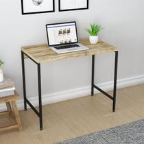 Escrivaninha Mesa Escritório Estilo Active 90cm Industrial Yescasa Carvalho