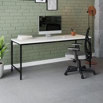 Escrivaninha Mesa Escritório Estilo Diretor Active 180cm Industrial Yescasa Snow Branco Escrivaninha Mesa Escritório Estilo Diretor Active 180cm Industrial Yescasa Snow Branco