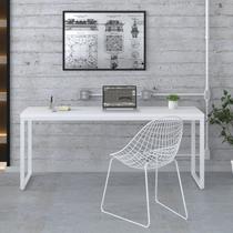 Escrivaninha Mesa Escritório Estilo Industrial Diretor 180cm Kuadra