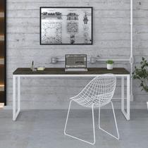 Escrivaninha Mesa Escritório Estilo Industrial Diretor 180cm Kuadra