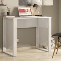 Escrivaninha Mesa Escritório Home Office Morada 90cm Branca Escrivaninha Mesa Escritório Home Office Morada 90cm Branca