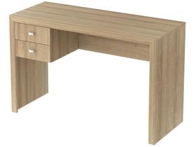 Escrivaninha Mesa Escritório Me4123 2 Gavetas 117cm Amendoa