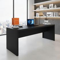 Escrivaninha Mesa Escritório ME4185 2 Lugares 180cm Preto Escrivaninha Mesa Escritório ME4185 2 Lugares 180cm Preto