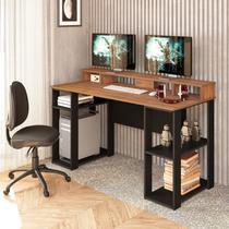 Escrivaninha Mesa Escritório Mesa Gamer com Nichos 140cm Cordoba Yescasa