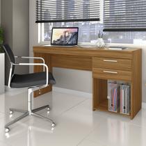 Escrivaninha Mesa Escritório Office 2 Gavetas 121cm Freijo Trend Marrom Escrivaninha Mesa Escritório Office 2 Gavetas 121cm Freijo Trend Marrom