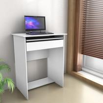 Escrivaninha Mesa Escritório Pequena com Gaveta e Suporte de Teclado Bella 63cm X 79cm