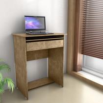 Escrivaninha Mesa Escritório Pequena com Gaveta e Suporte de Teclado Bella 63cm X 79cm