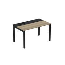 Escrivaninha Mesa Escritório Plataforma para 1 Pessoa com Caixa de Tomada PSC 110cm Industrial Noce Naturalle E Preto Escrivaninha Mesa Escritório Plataforma para 1 Pessoa com Caixa de Tomada PSC 110cm Industrial Noce Naturalle E Preto
